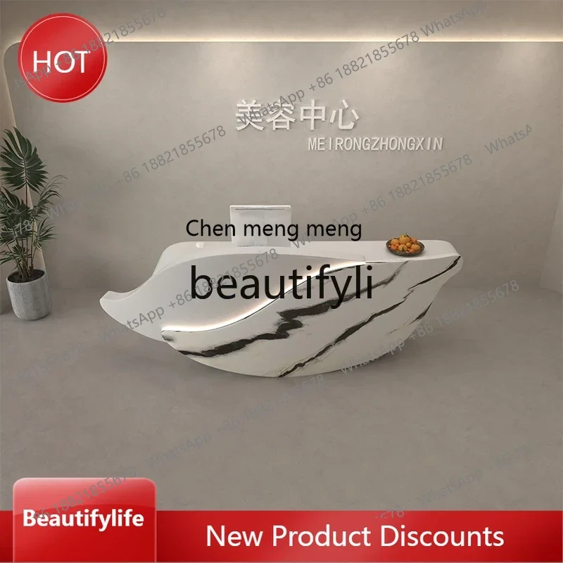 zx1Imitation marble art Cashier Shop Barber Shop Creative small bar counter
zx1Imitation marble art Cashier Shop Barber Shop Creative small bar counter