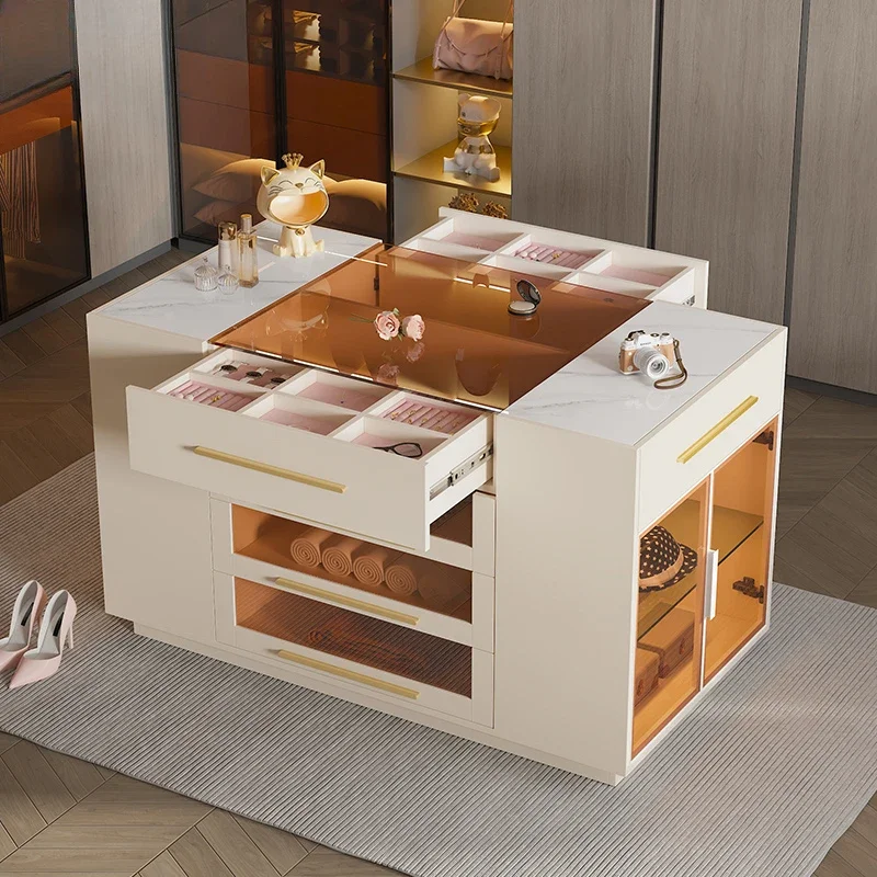 Light Luxury Simple Cloakroom Jewelry Nakajima Counter Bedroom Floor Display Cabinet
Light Luxury Simple Cloakroom Jewelry Nakajima Counter Bedroom Floor Display Cabinet