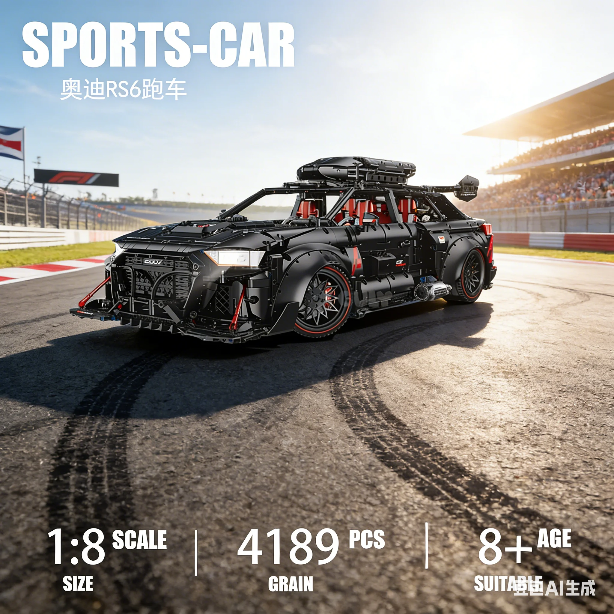 Конструктор GULY10645: Городской суперкар RS6 в масштабе 1:8, креативная модель-головоломка высокой сложности для взрослых
Конструктор GULY10645: Городской суперкар RS6 в масштабе 1:8, креативная модель-головоломка высокой сложности для взрослых