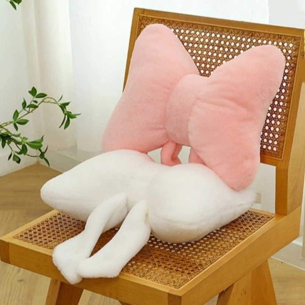Comfortable Plush Bow Pillow Waist Support Cute Bowknot Waist Pillows Solid Color Stuffed Neck Cushion Sofa
Comfortable Plush Bow Pillow Waist Support Cute Bowknot Waist Pillows Solid Color Stuffed Neck Cushion Sofa