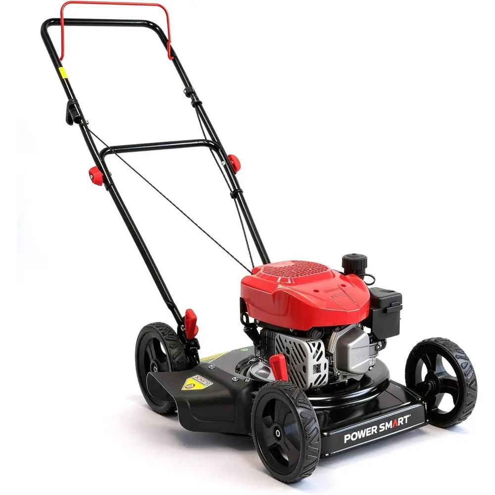 18-Inch 144cc 4-Cycle OHV Gas Lawn Mower with Mulch and Side Discharge, Adjustable Cutting Height
18-Inch 144cc 4-Cycle OHV Gas Lawn Mower with Mulch and Side Discharge, Adjustable Cutting Height
