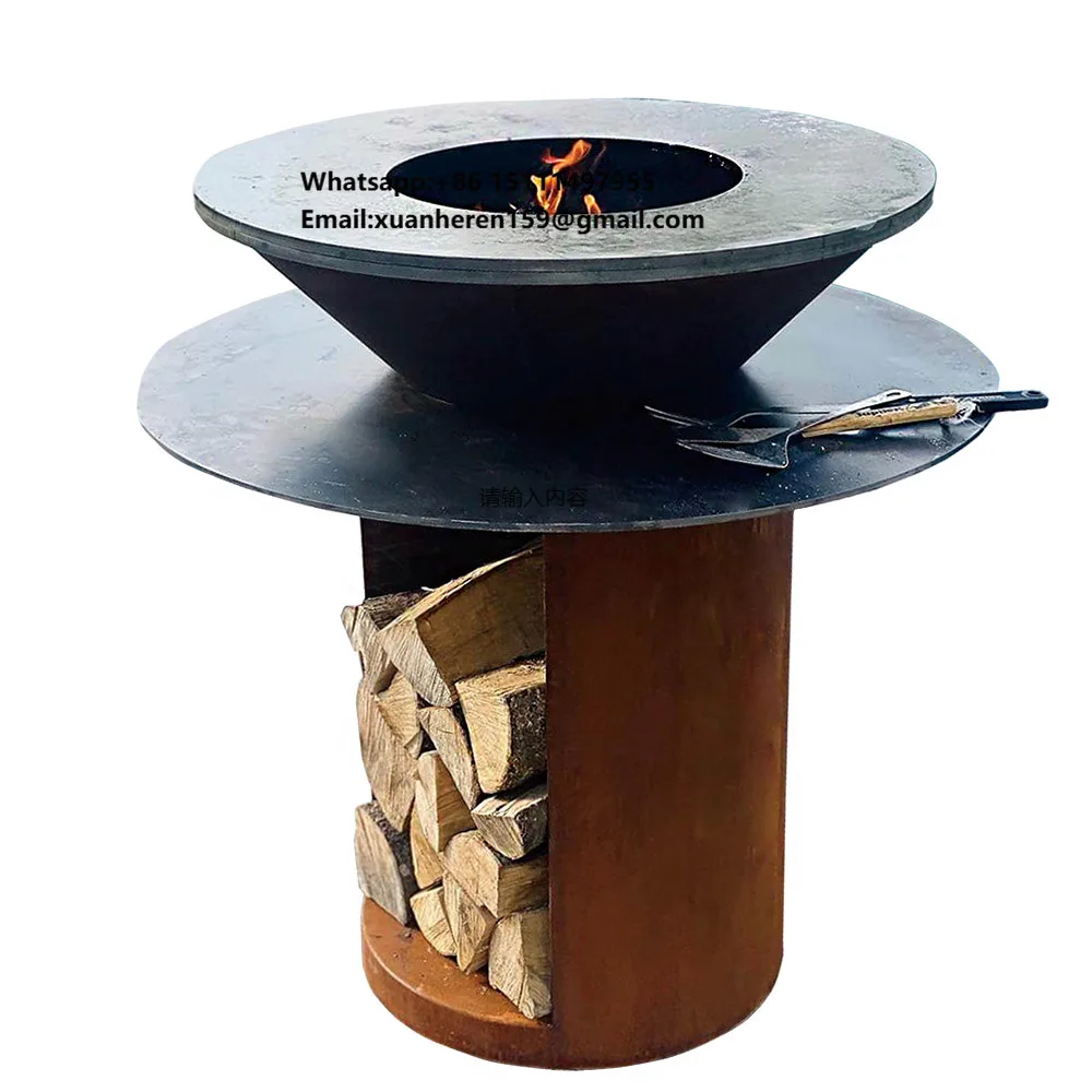 Europe Outdoor Brasero Barbecue Corten Steel Fire Pit BBQ
Europe Outdoor Brasero Barbecue Corten Steel Fire Pit BBQ