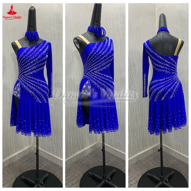 Custom Adult Women Latin Dance Graded Examination Performance and Competition Dress Rumba Chacha Samba Jive Paso Doble Clothing
Custom Adult Women Latin Dance Graded Examination Performance and Competition Dress Rumba Chacha Samba Jive Paso Doble Clothing