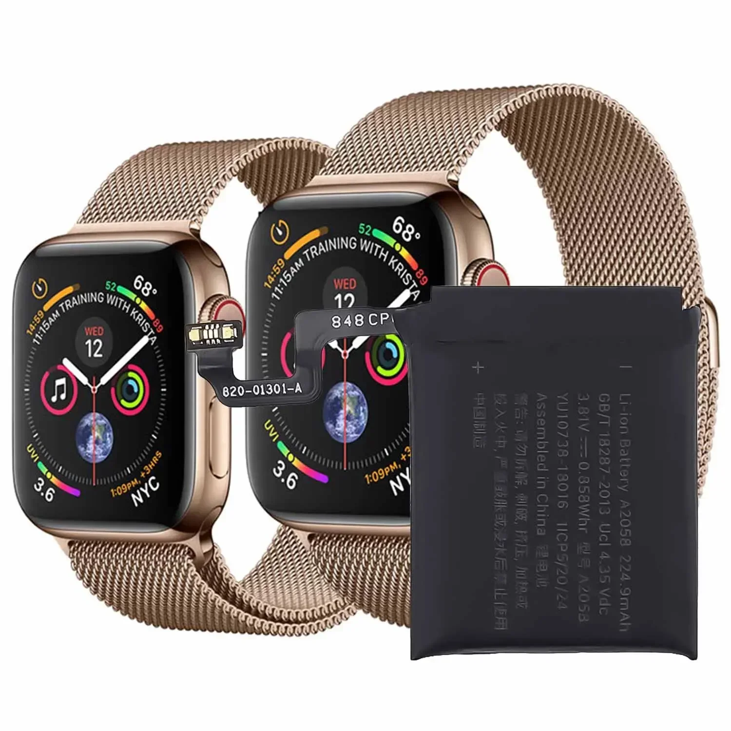224.9mAh Replacement Watch Battery For Iphone Apple Watch Series 4-40mm GPS A2058 New High Quality Watch Battery
224.9mAh Replacement Watch Battery For Iphone Apple Watch Series 4-40mm GPS A2058 New High Quality Watch Battery