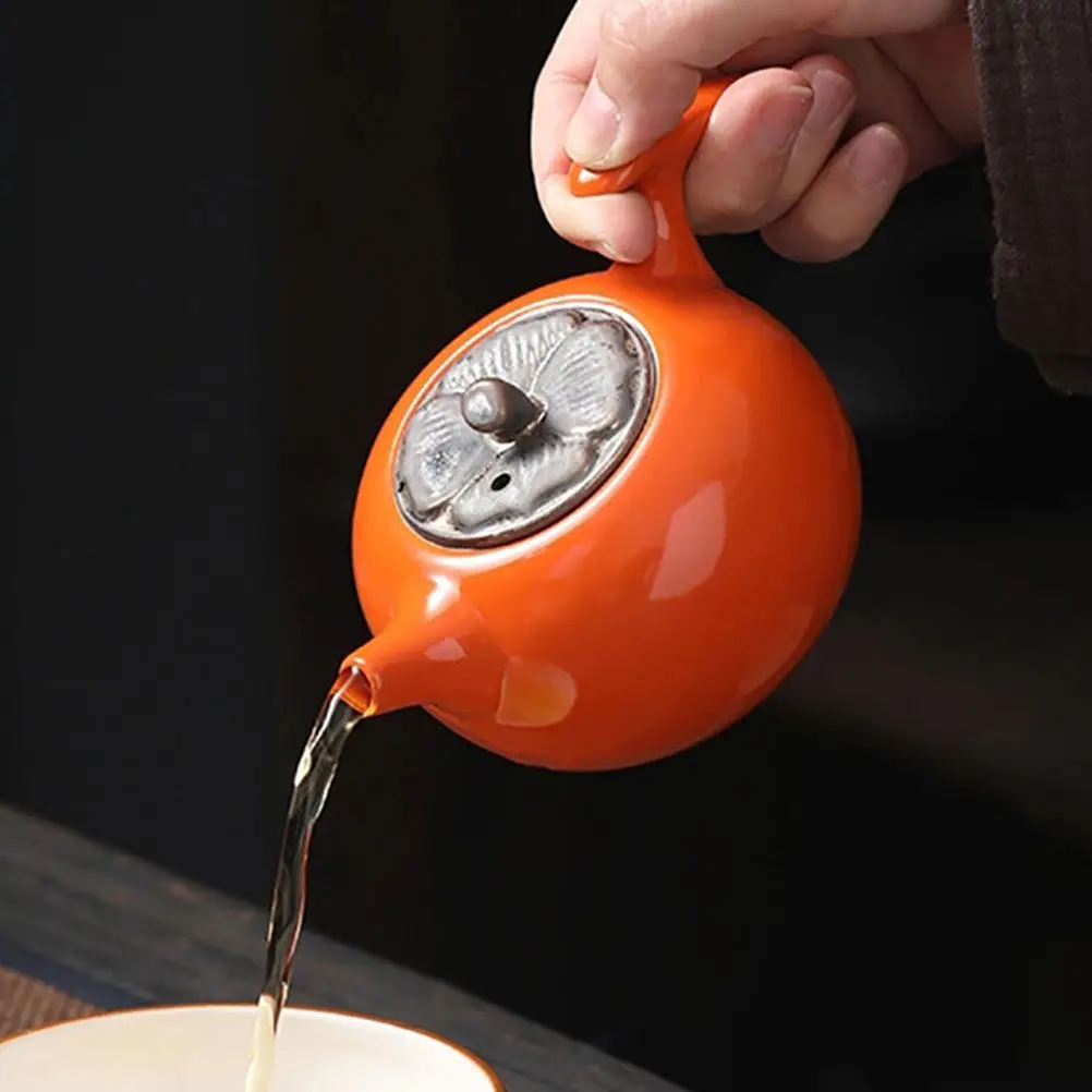 Fruit Shaped Ceramic Teapot Elegant Tea Kettle for Home Office Outdoor Traditional Wear Resistant Tea Accessory
Fruit Shaped Ceramic Teapot Elegant Tea Kettle for Home Office Outdoor Traditional Wear Resistant Tea Accessory
