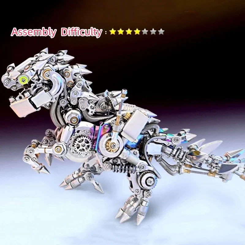 Mini Tyrannosaurus Rex Dinosaur 3D Puzzes Metal Model Kit Mechanical Cyberpunk DIY Assemble Toys for Adults Kids - 1110+PCS
Mini Tyrannosaurus Rex Dinosaur 3D Puzzes Metal Model Kit Mechanical Cyberpunk DIY Assemble Toys for Adults Kids - 1110+PCS