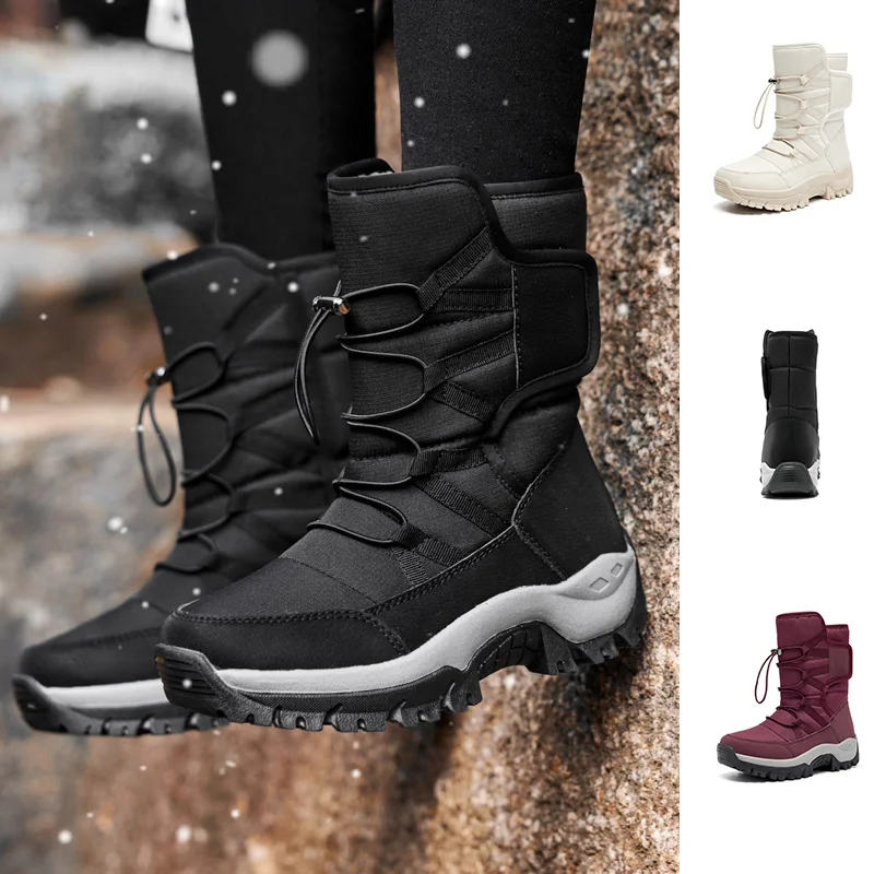 Fleece - Lined Waterproof Snow - Proof Snow Boots,Mid - Calf Outdoor Hiking Style,Anti - Slip Thick - Soled Warm Cotton Boots
Fleece - Lined Waterproof Snow - Proof Snow Boots,Mid - Calf Outdoor Hiking Style,Anti - Slip Thick - Soled Warm Cotton Boots