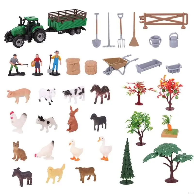 L74D Farm Educational Toy Set 49PCS Including Minaiture Character Animal Models And Gardening Tool Plant Accessories
L74D Farm Educational Toy Set 49PCS Including Minaiture Character Animal Models And Gardening Tool Plant Accessories
