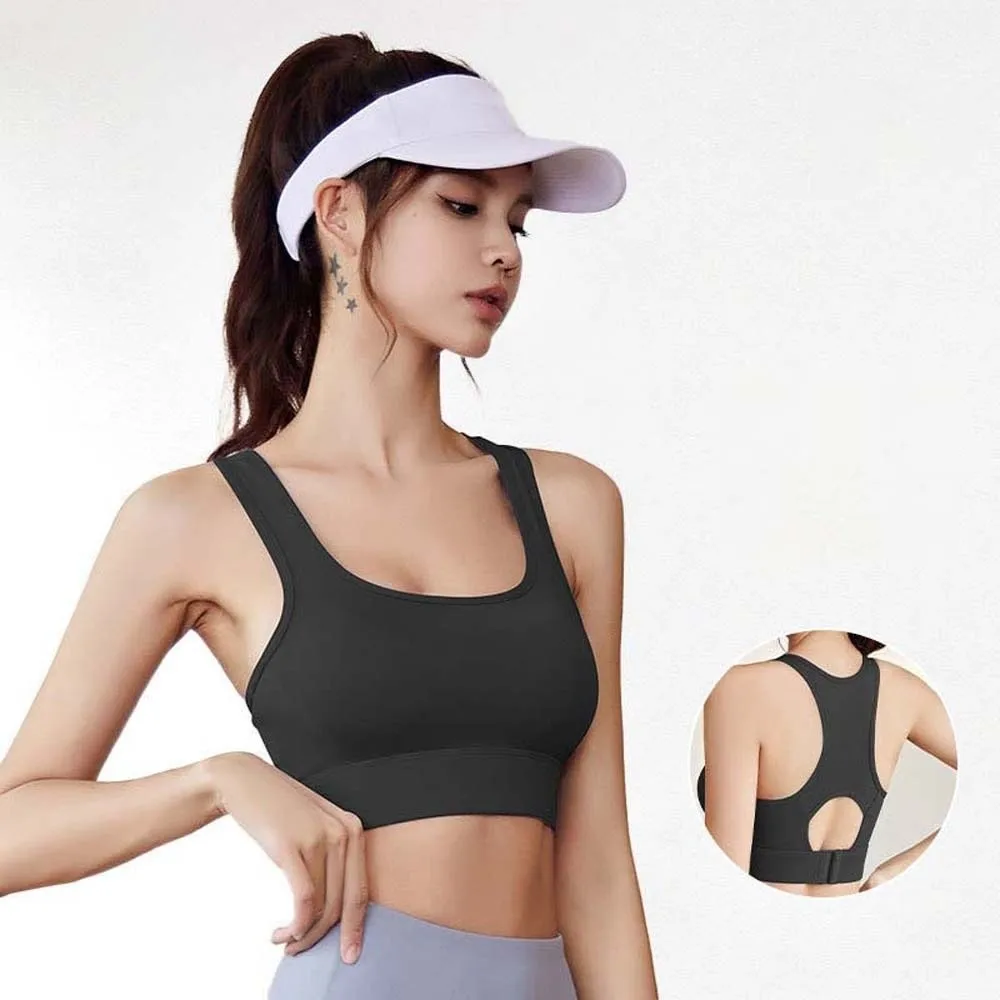 Solid Color I-shaped Sports Bra Anti-shake Design Comfortable Fitness Back-breasted Vest Adjustable Breathable Yoga Underwear
Solid Color I-shaped Sports Bra Anti-shake Design Comfortable Fitness Back-breasted Vest Adjustable Breathable Yoga Underwear