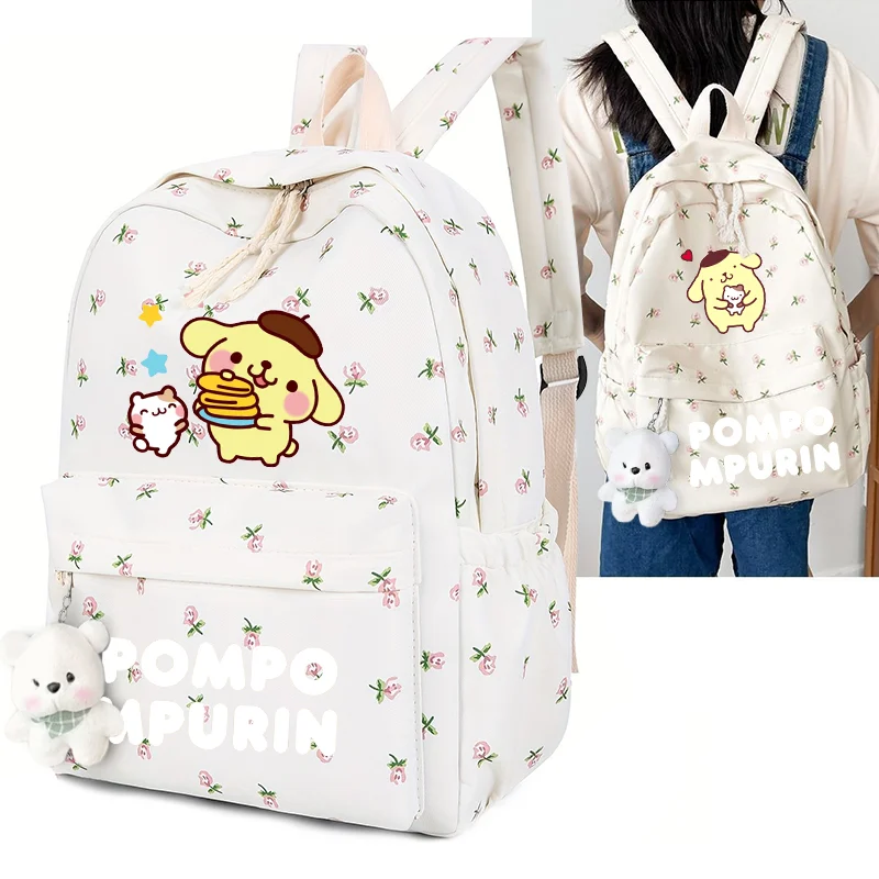 Pompompurin Student School Backpack Korean Version Floral Cute Bags for Girl Book Bag Rucksack Junior School Backpack Travel Bag
Pompompurin Student School Backpack Korean Version Floral Cute Bags for Girl Book Bag Rucksack Junior School Backpack Travel Bag