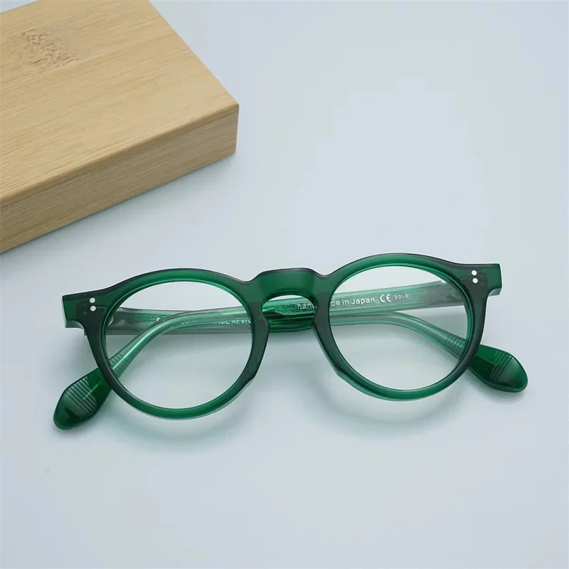 Men Women's Eyeglasses Frame Japanese Brand Handmade TVR530 Retro Round Prescription Glasses Eyeglass Myopia Frame For Women
Men Women's Eyeglasses Frame Japanese Brand Handmade TVR530 Retro Round Prescription Glasses Eyeglass Myopia Frame For Women