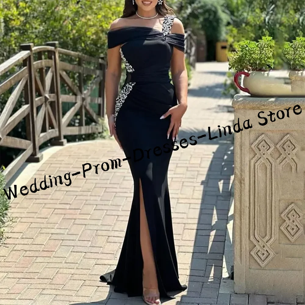 Elegant Off Shoulder Beading Side Slipt Mermaid Formal Evening Dresses Party Prom Gowns Customized
Elegant Off Shoulder Beading Side Slipt Mermaid Formal Evening Dresses Party Prom Gowns Customized