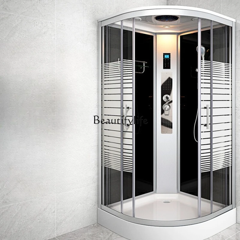 Integral shower room integrated household curved winter warm wind bathroom glass partition rural bath bathroom
Integral shower room integrated household curved winter warm wind bathroom glass partition rural bath bathroom