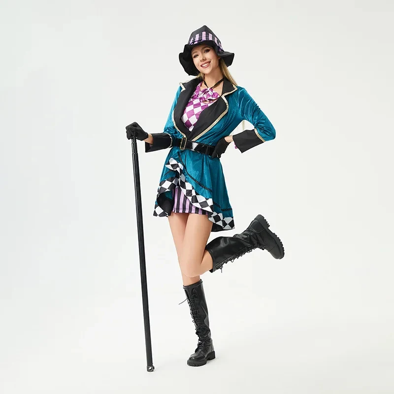 ♫2026❤ Mad Hatter Wizard Alice Women Film Magic Costume with Hat Glove Belt Nightclub Tamer Stage Costume♫
♫2026❤ Mad Hatter Wizard Alice Women Film Magic Costume with Hat Glove Belt Nightclub Tamer Stage Costume♫