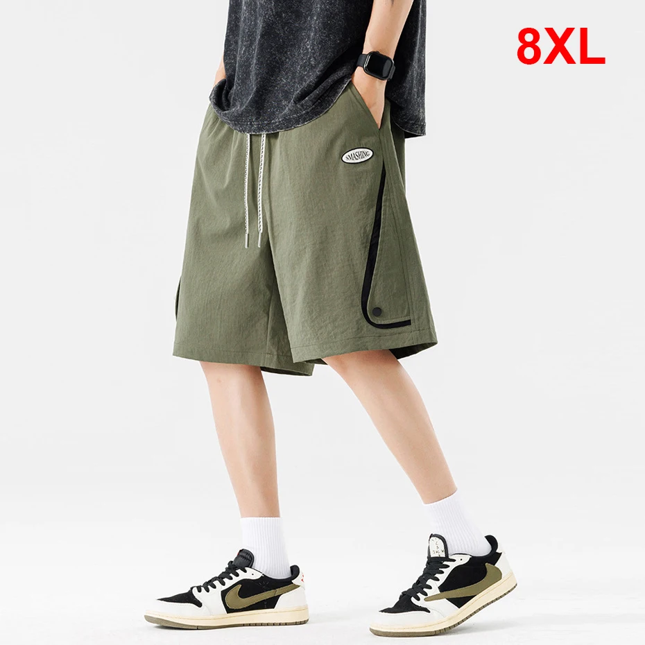 8XL Plus Size Cargo Shorts Men Summer Shorts Fashion Casual Pocket Patchwork Design Short Pants Elastic Waist Male Big Size 8XL
8XL Plus Size Cargo Shorts Men Summer Shorts Fashion Casual Pocket Patchwork Design Short Pants Elastic Waist Male Big Size 8XL