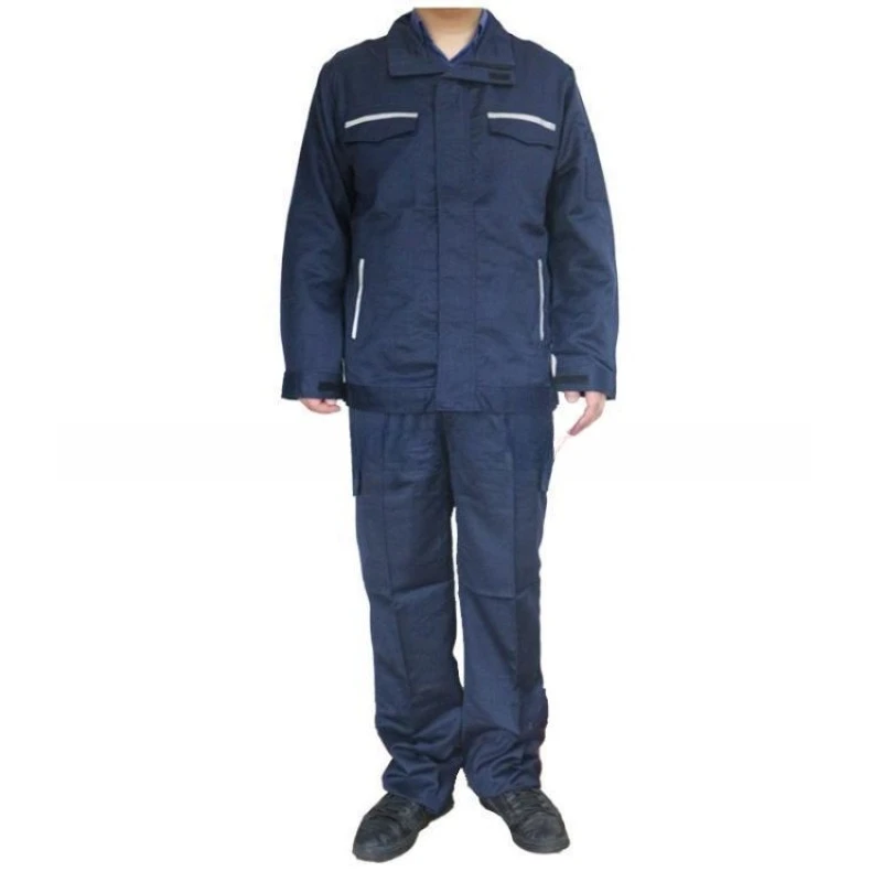Electric power deep blue anti-arc set, electrical anti-static protective clothing, anti-arc clothing, split clothing set
Electric power deep blue anti-arc set, electrical anti-static protective clothing, anti-arc clothing, split clothing set