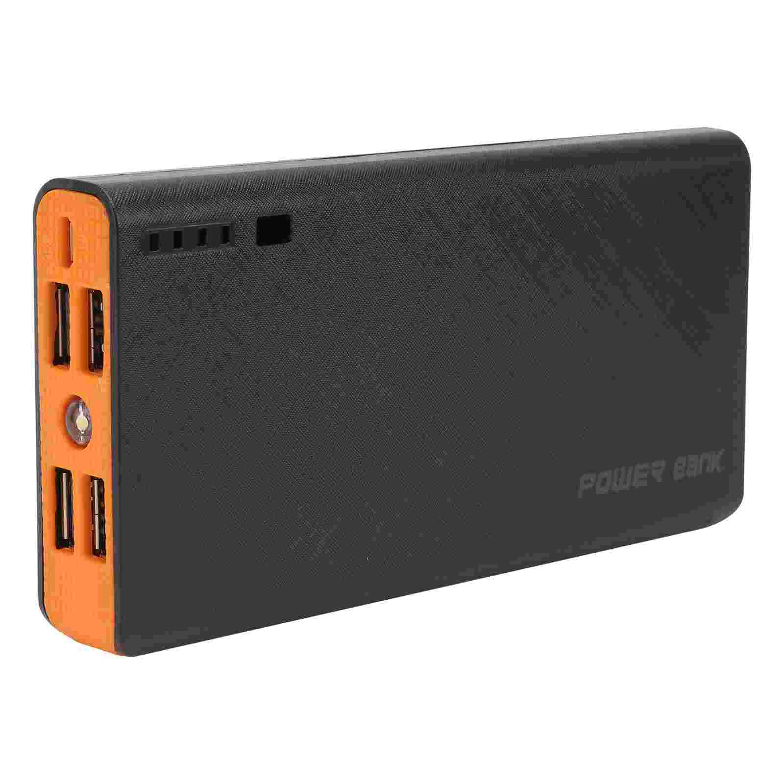 Portable Plastic Pack 6x18650 Power Bank Case Four USB Ports External Backup Shell Box and Power Bank Module Boa
Portable Plastic Pack 6x18650 Power Bank Case Four USB Ports External Backup Shell Box and Power Bank Module Boa