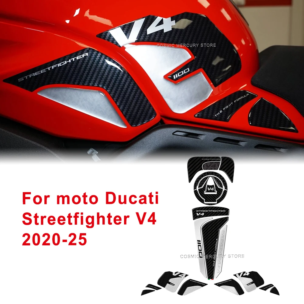 For moto Ducati Streetfighter V4 2020-25 Motorcycle Tank Pad Sticker Protective Stickers Kit 3D Gel Epoxy Resin Stickers
For moto Ducati Streetfighter V4 2020-25 Motorcycle Tank Pad Sticker Protective Stickers Kit 3D Gel Epoxy Resin Stickers