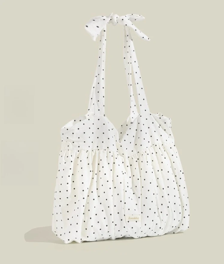 Korean Style Slouchy Polka Dot Bag - 2025 New Wrinkled Shoulder Purse | Summer Versatile Underarm Tote
Korean Style Slouchy Polka Dot Bag - 2025 New Wrinkled Shoulder Purse | Summer Versatile Underarm Tote
