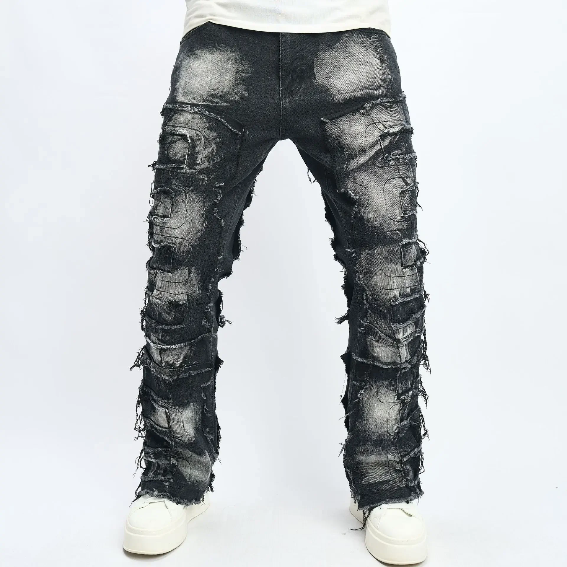 2024 New American Men's Fashion Trendy Denim Long Pants with Whiskering, Slim Fit, Slight Flare, Hip-hop and High Street Styles.
2024 New American Men's Fashion Trendy Denim Long Pants with Whiskering, Slim Fit, Slight Flare, Hip-hop and High Street Styles.