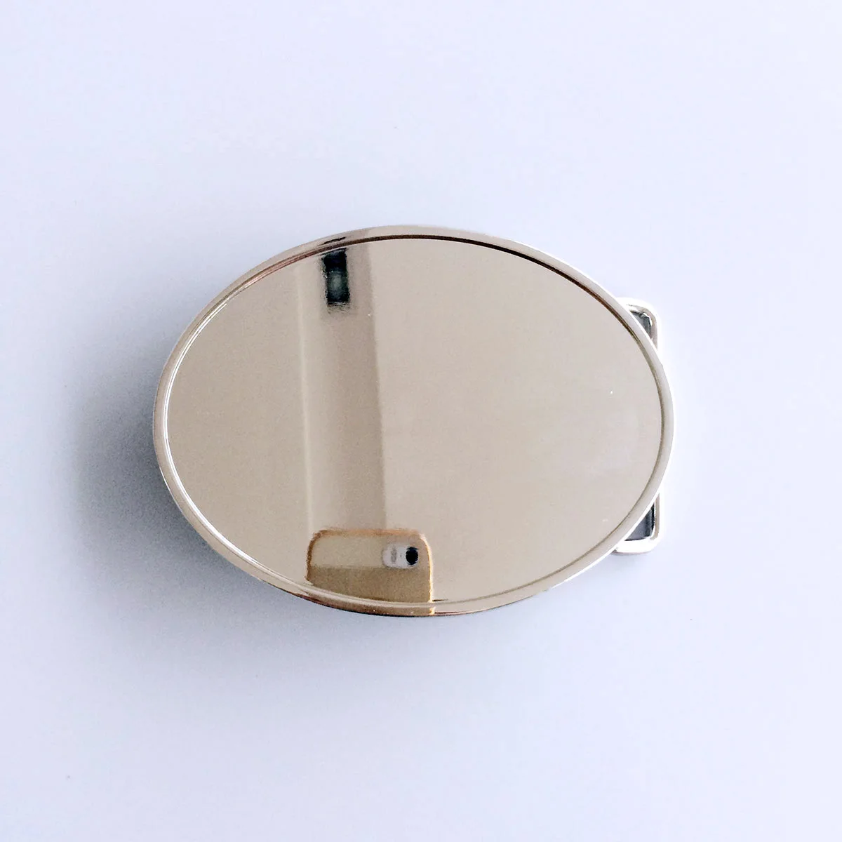 Bright Silver Oval Custom Blank Belt Buckle BUCKLE-BL012BR
Bright Silver Oval Custom Blank Belt Buckle BUCKLE-BL012BR
