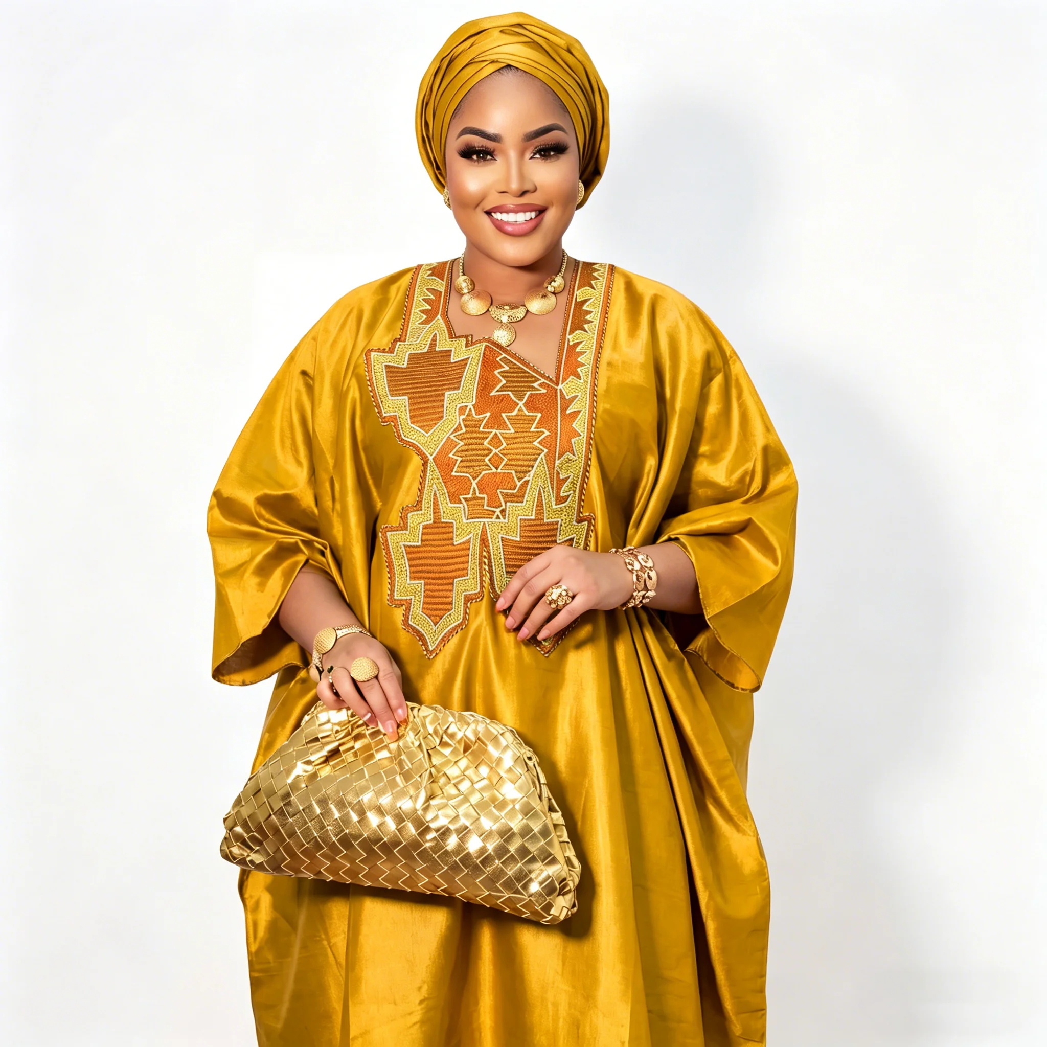 African Dresses For Women Abaya Embroidery Plus Size Elegant Party Long Dress
African Dresses For Women Abaya Embroidery Plus Size Elegant Party Long Dress