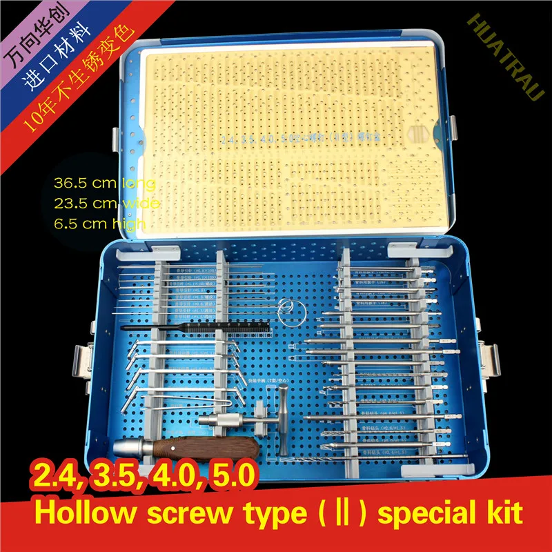 2.4 3.5 4.0 5.0 hollow screw instrument set orthopaedics instrument medical hollow screw kit
2.4 3.5 4.0 5.0 hollow screw instrument set orthopaedics instrument medical hollow screw kit