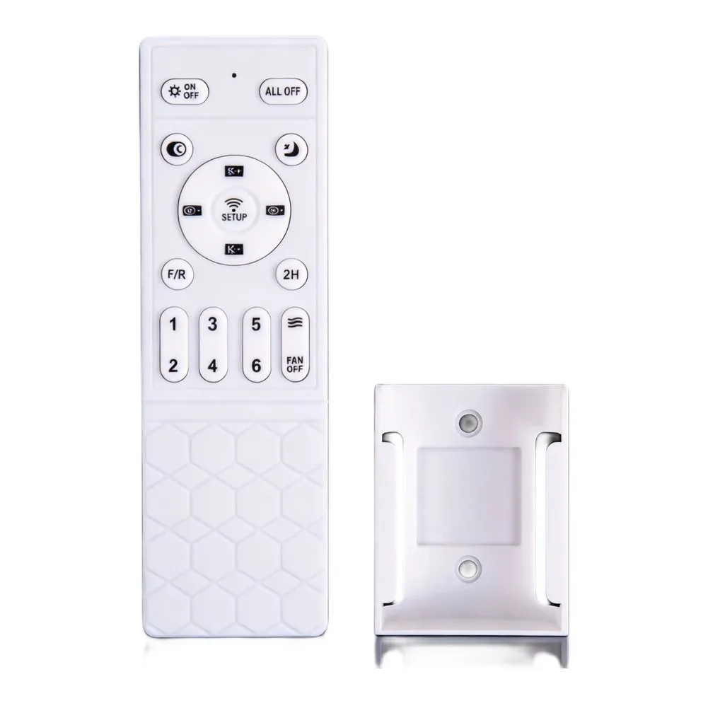 Remote Control for 24V Inverter Ceiling Fans with 6-Speed Airflow Management and Sleep Timer Adjustable in 30-Minute Increments
Remote Control for 24V Inverter Ceiling Fans with 6-Speed Airflow Management and Sleep Timer Adjustable in 30-Minute Increments