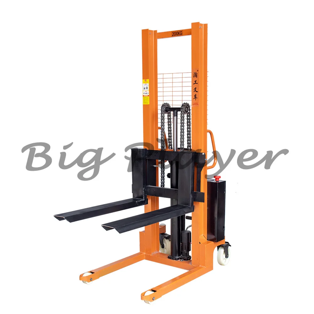 Hydraulic Lift Forklift 1 Ton 2 Tons Semi-electric Charging Forklift Manual Hydraulic Stacker Forklift Loading and Unloading
Hydraulic Lift Forklift 1 Ton 2 Tons Semi-electric Charging Forklift Manual Hydraulic Stacker Forklift Loading and Unloading