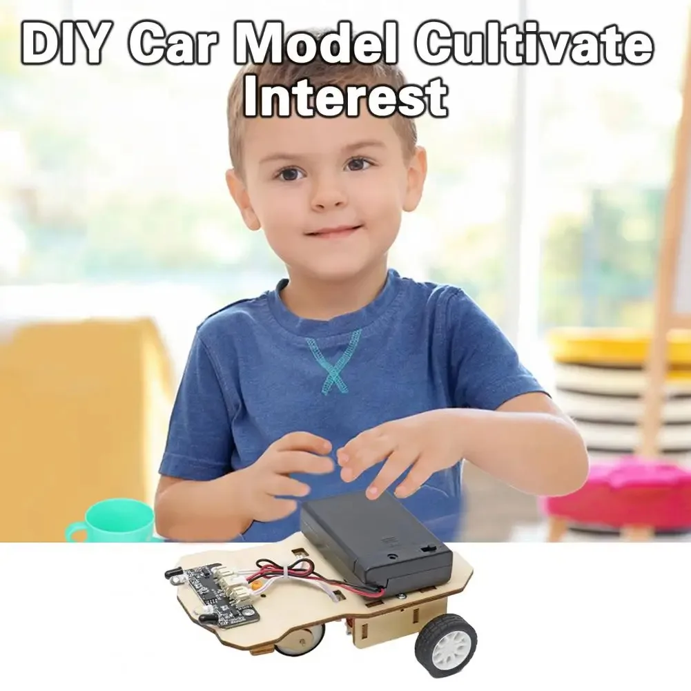 Kids Scientific Experiment Wooden DIY Tracking Car Assembly Model Durable Technology Production Material Package for Children
Kids Scientific Experiment Wooden DIY Tracking Car Assembly Model Durable Technology Production Material Package for Children
