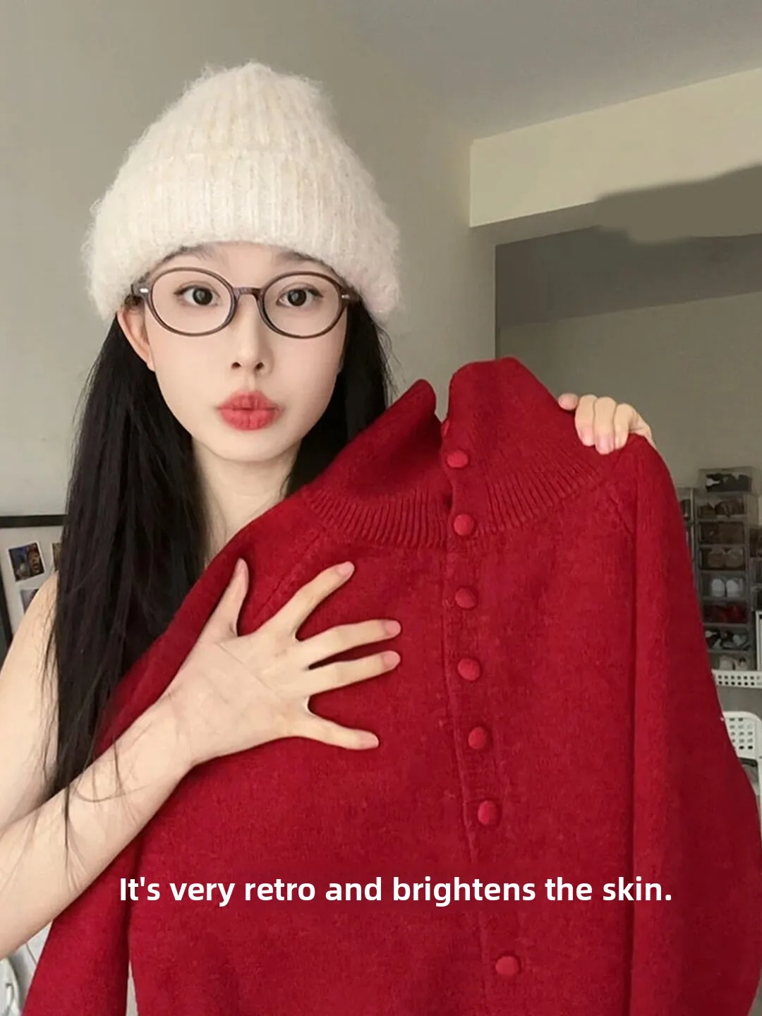 Retro Style Loose Fit Large Size Design Sense Elegant Soft Cozy Slimming Open Cardigan Knitted Long Sleeve Breathable Autumn Top
Retro Style Loose Fit Large Size Design Sense Elegant Soft Cozy Slimming Open Cardigan Knitted Long Sleeve Breathable Autumn Top