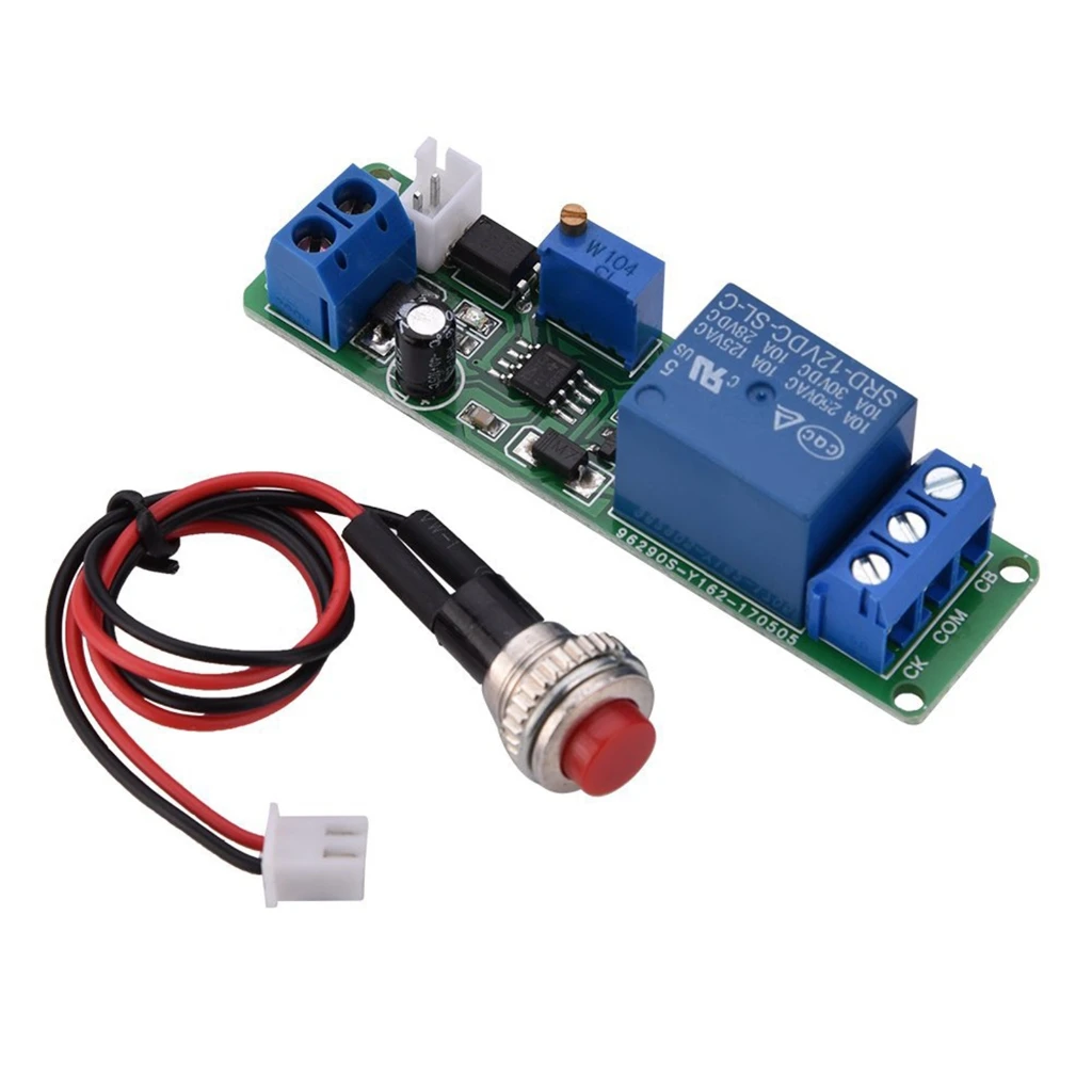 Efficient Timing Control Module DC5V 12V Infinites Cycle Delay Timing Time Relays Module Adjustable Delay
Efficient Timing Control Module DC5V 12V Infinites Cycle Delay Timing Time Relays Module Adjustable Delay