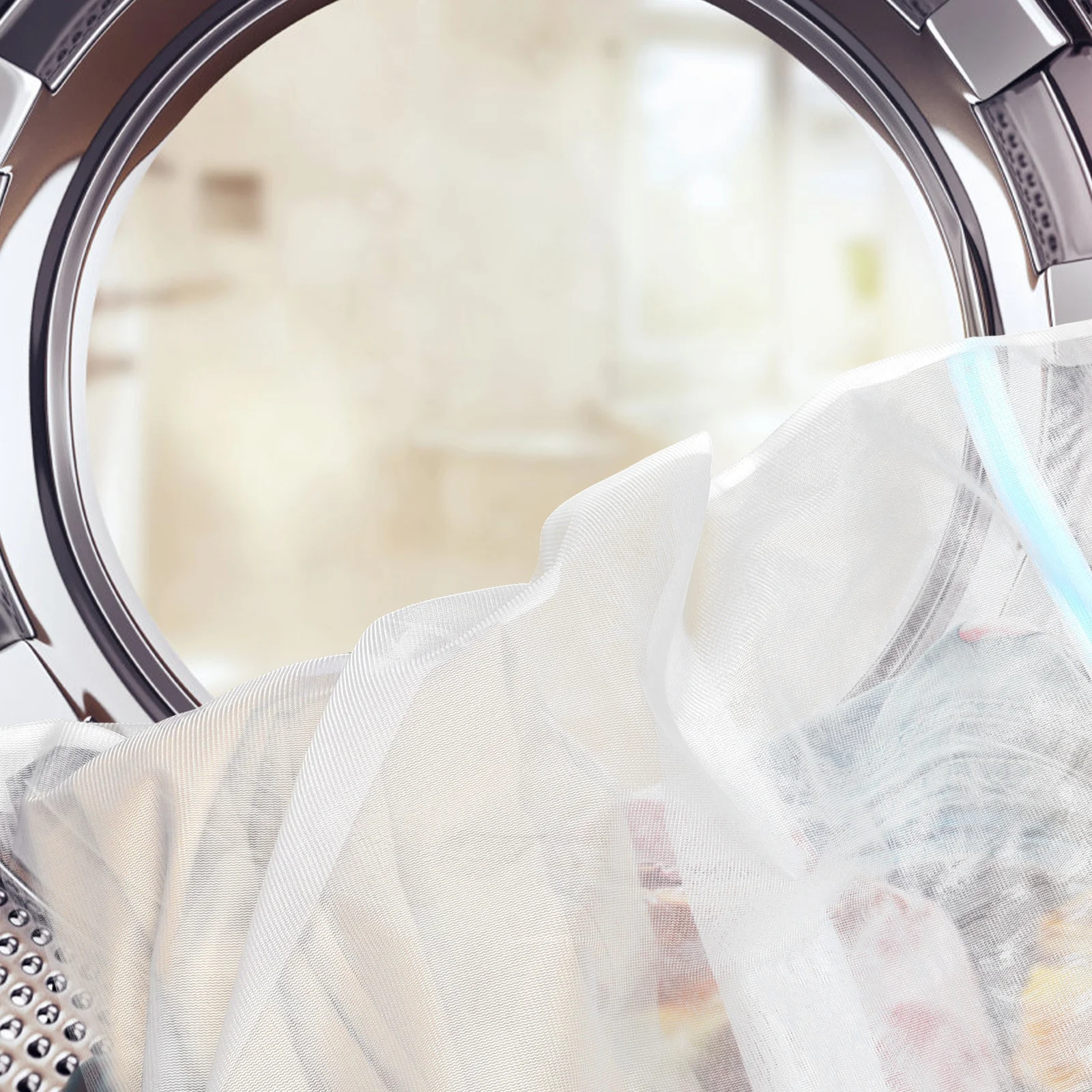 2Pcs Mesh Laundry Bags with Zipper Heavy Duty Wash Pouches for Delicates Quilt Dirty Clothes Washing Machine Travel Storage
2Pcs Mesh Laundry Bags with Zipper Heavy Duty Wash Pouches for Delicates Quilt Dirty Clothes Washing Machine Travel Storage