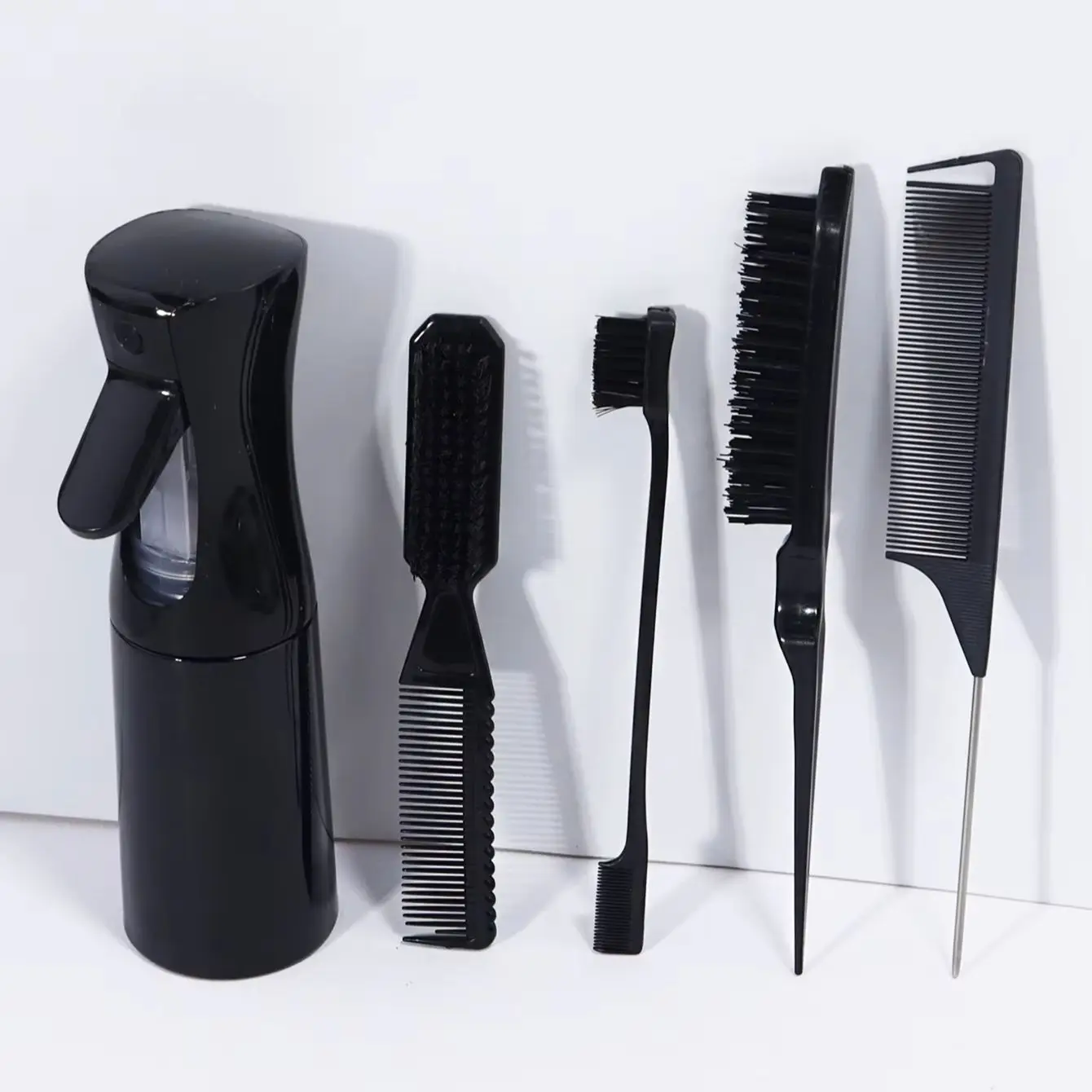 5pcs hair comb set - delicate spray bottle, professional styling comb, suitable for hair salon, special for real hair wigs
5pcs hair comb set - delicate spray bottle, professional styling comb, suitable for hair salon, special for real hair wigs