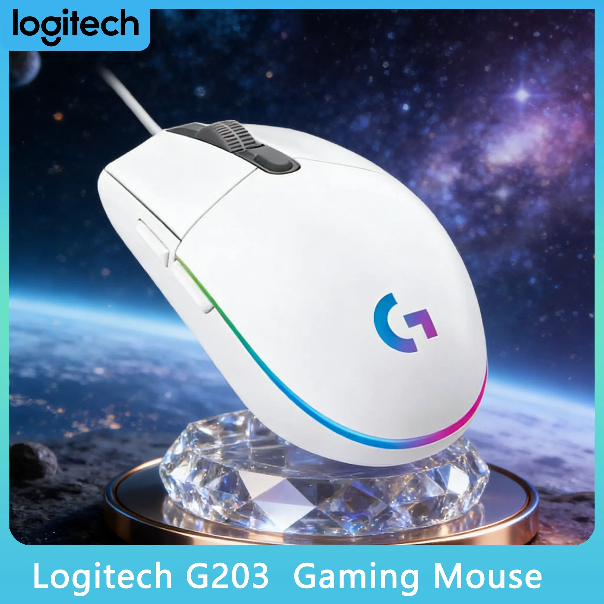Проводная мышь Logitech G203: удобная для всех размеров рук
Проводная мышь Logitech G203: удобная для всех размеров рук