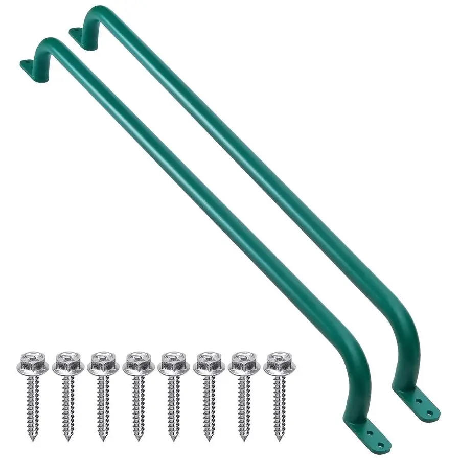 Playground Accessories Ladder Handle 1 Pair, Metal Playhouse Ladder Rail, Playset Safety Handles, Outdoor Kids Grab Handle for T
Playground Accessories Ladder Handle 1 Pair, Metal Playhouse Ladder Rail, Playset Safety Handles, Outdoor Kids Grab Handle for T