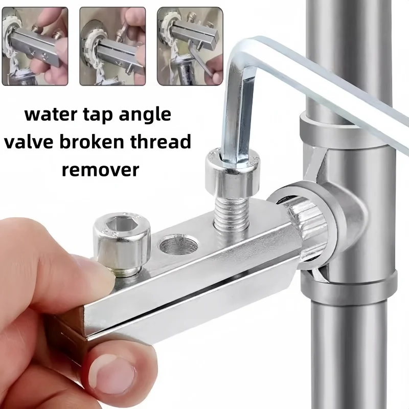 Регулируемый экстрактор сломанной проволоки, инструмент для снятия резьбы, инструмент для снятия крана и винтов, угловой клапан крана, шестигранный ключ для удаления сломанной резьбы
Регулируемый экстрактор сломанной проволоки, инструмент для снятия резьбы, инструмент для снятия крана и винтов, угловой клапан крана, шестигранный ключ для удаления сломанной резьбы