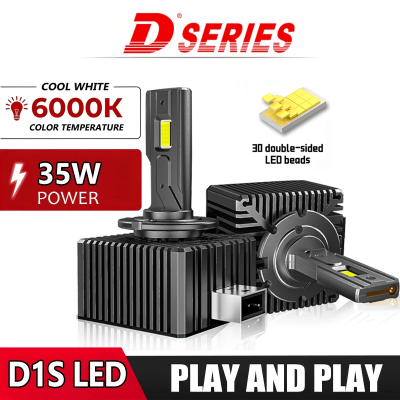 D1S LED Headlights Car Light D2S D3S D4S D5S D8S Plug&Play D2R D4R 1:1 Turbo Car Auto Bulb Headlamp 6000K
D1S LED Headlights Car Light D2S D3S D4S D5S D8S Plug&Play D2R D4R 1:1 Turbo Car Auto Bulb Headlamp 6000K