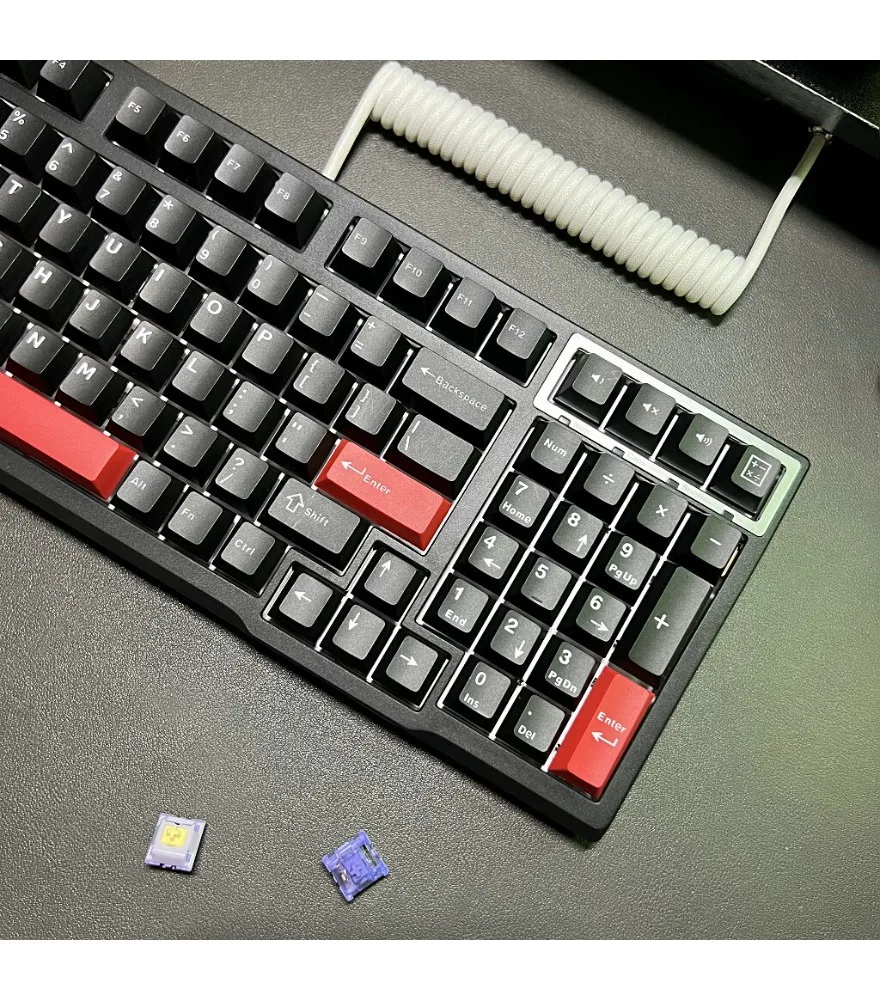 Black purple two-color keycap factory height PBT adaptation 64/68/67/75/82/84/87/98/104
Black purple two-color keycap factory height PBT adaptation 64/68/67/75/82/84/87/98/104