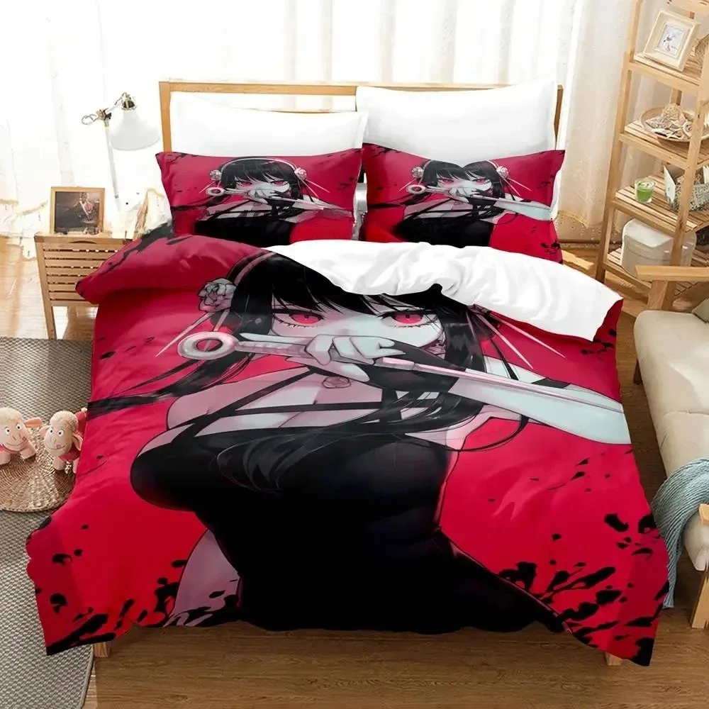Spy Family Yor Forger Bedding Set Single Twin Full Queen King Size Bed Set Aldult Boys Bedroom Duvet cover Sets Anime
Spy Family Yor Forger Bedding Set Single Twin Full Queen King Size Bed Set Aldult Boys Bedroom Duvet cover Sets Anime