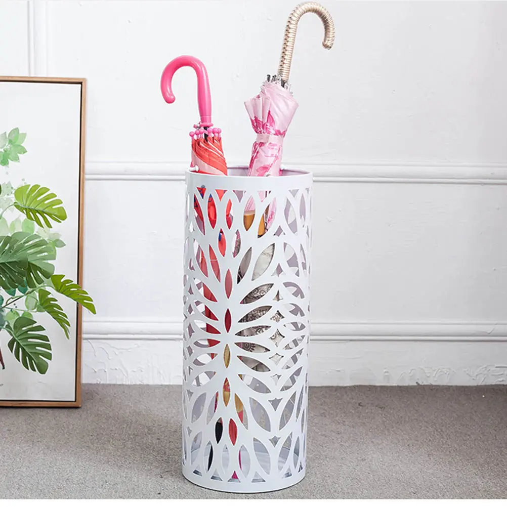 Hollow Anti-Rust Metal Umbrella Stand White Capacity 8 Modern Umbrella Holder Organizer for Home Office Restaurant
Hollow Anti-Rust Metal Umbrella Stand White Capacity 8 Modern Umbrella Holder Organizer for Home Office Restaurant