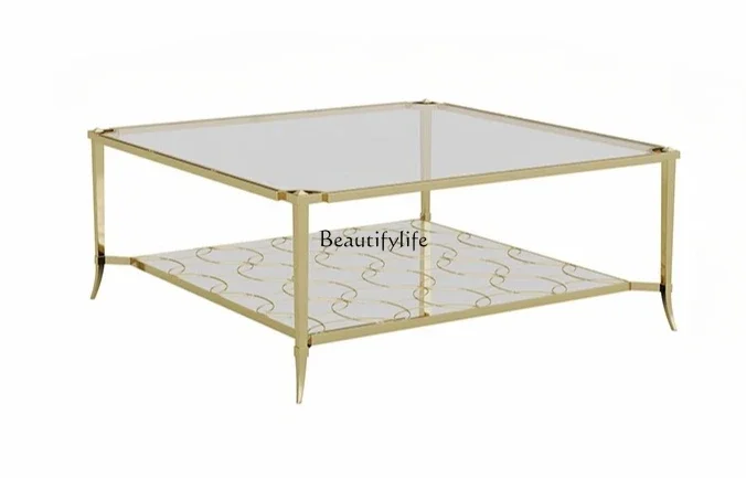 American light luxury coffee table living room home light luxury villa high-end coffee table
American light luxury coffee table living room home light luxury villa high-end coffee table