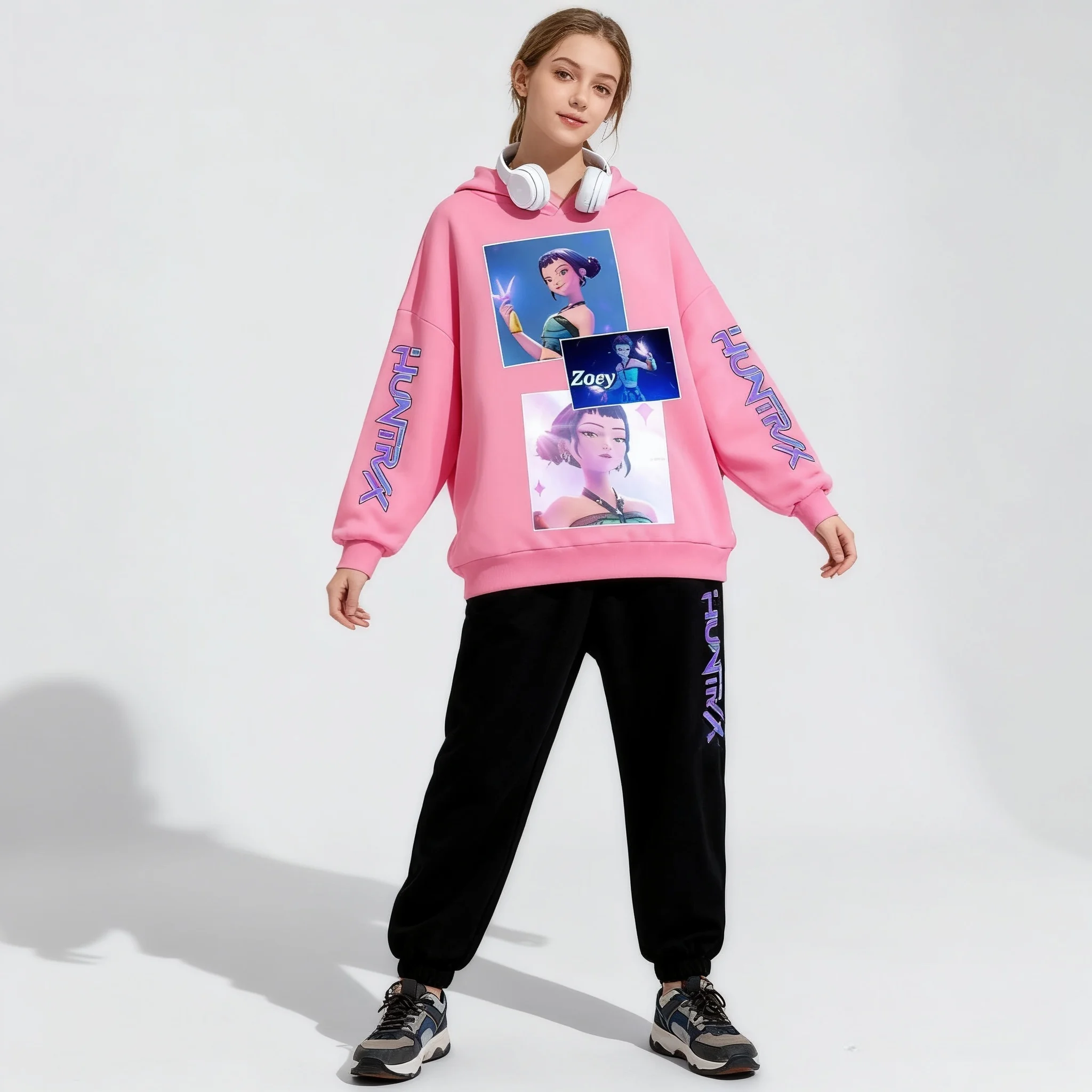 25/26 аниме KPOP Witch Hunt осенне-зимний комплект с капюшоном, милый и крутой, супер большой, подходит для женщин, взрослых и детей
25/26 аниме KPOP Witch Hunt осенне-зимний комплект с капюшоном, милый и крутой, супер большой, подходит для женщин, взрослых и детей