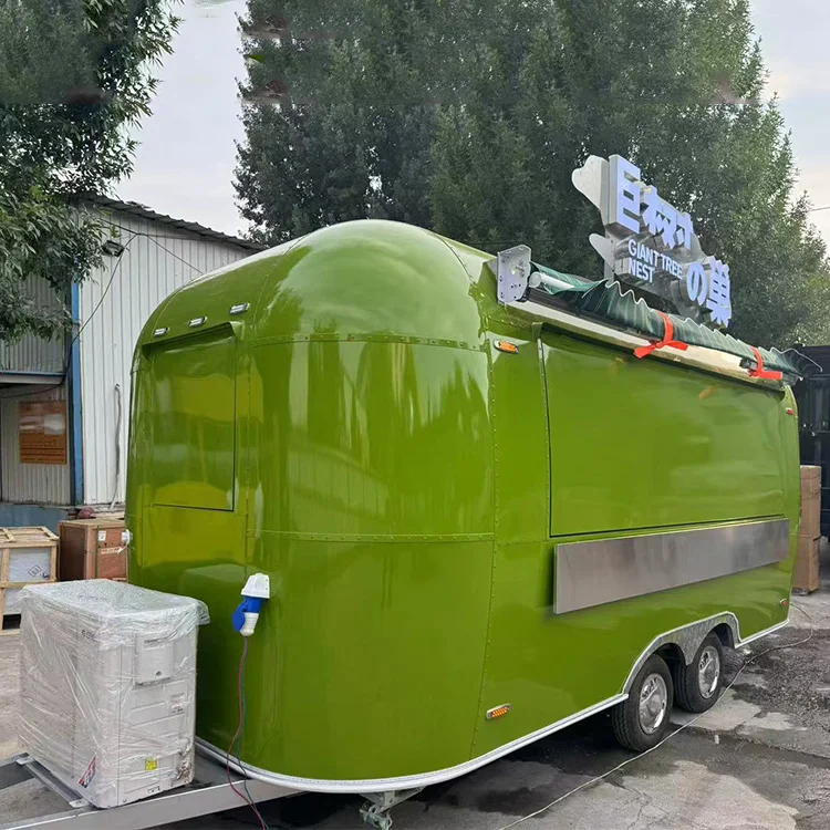 Customized Outdoor Ice Cream Vending Truck Fully Equipped Food Trailer For Sale Snack Coffee Hot Dog Cart Trailer
Customized Outdoor Ice Cream Vending Truck Fully Equipped Food Trailer For Sale Snack Coffee Hot Dog Cart Trailer