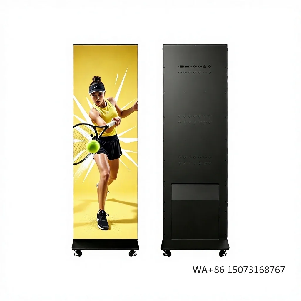 Foldable LED Poster Display P2.5 HDR10 IP65 Waterproof 1000cd Brightness Adobe RGB 98% Outdoor/Indoor Portable Smart Ad Wall
Foldable LED Poster Display P2.5 HDR10 IP65 Waterproof 1000cd Brightness Adobe RGB 98% Outdoor/Indoor Portable Smart Ad Wall