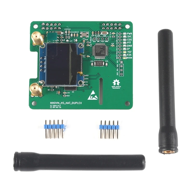 Duplex MMDVM Hotspots Module Control Board Set Antenna Pin Header Included 
Duplex MMDVM Hotspots Module Control Board Set Antenna Pin Header Included