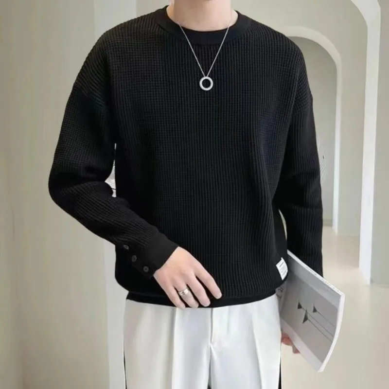 Solid Crewneck Spring Autumn Man Pullover No Logo Y2k Clothes New In Brand Designer Streetwear Emo Loose S Sweatshirts for Men
Solid Crewneck Spring Autumn Man Pullover No Logo Y2k Clothes New In Brand Designer Streetwear Emo Loose S Sweatshirts for Men