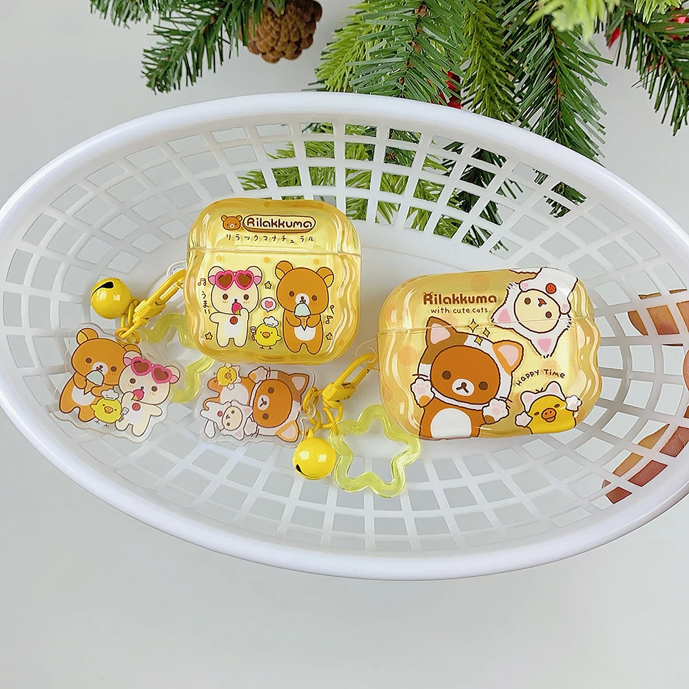 Moe T-TeddyBear R-Rilakkuma Earphone Case For Airpods Pro 2 3 Wireless Bluetooth Headset Protective Cover For Airpods 4 2 3 1
Moe T-TeddyBear R-Rilakkuma Earphone Case For Airpods Pro 2 3 Wireless Bluetooth Headset Protective Cover For Airpods 4 2 3 1