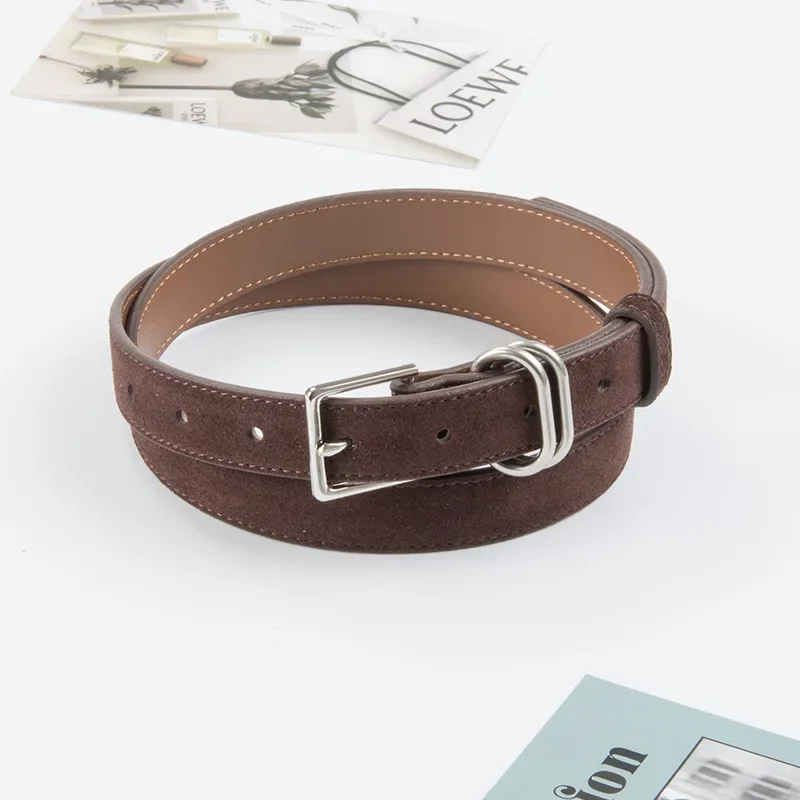 Matte Retro Luxury Genuine Leather Women's Belt Cowhide Autumn and Winter New Style with Skirt Casual Pants Jeans Belt
Matte Retro Luxury Genuine Leather Women's Belt Cowhide Autumn and Winter New Style with Skirt Casual Pants Jeans Belt
