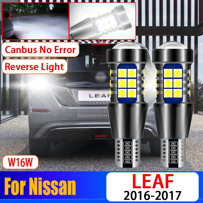 2Pcs Car Canbus Error Free 921 LED Reverse Light W16W T15 Backup Bulb Super Bright For Nissan LEAF 2016 2017
2Pcs Car Canbus Error Free 921 LED Reverse Light W16W T15 Backup Bulb Super Bright For Nissan LEAF 2016 2017